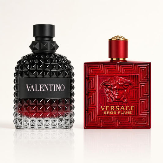 Combo x2 · Valentino Uomo Born in Roma Intense + Versace Eros Flame