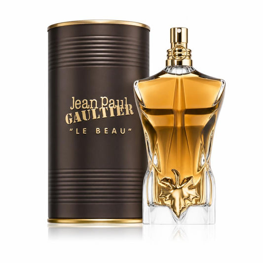Jean Paul Gaultier Le Beau — clear caramel-amber glass bottl