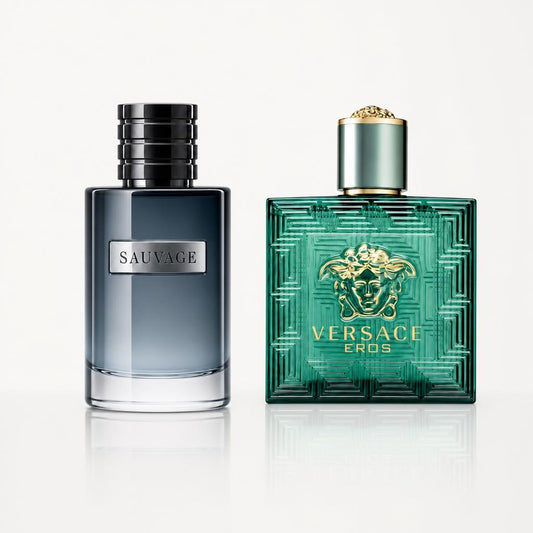 Combo x2 · Dior Sauvage + Versace Eros