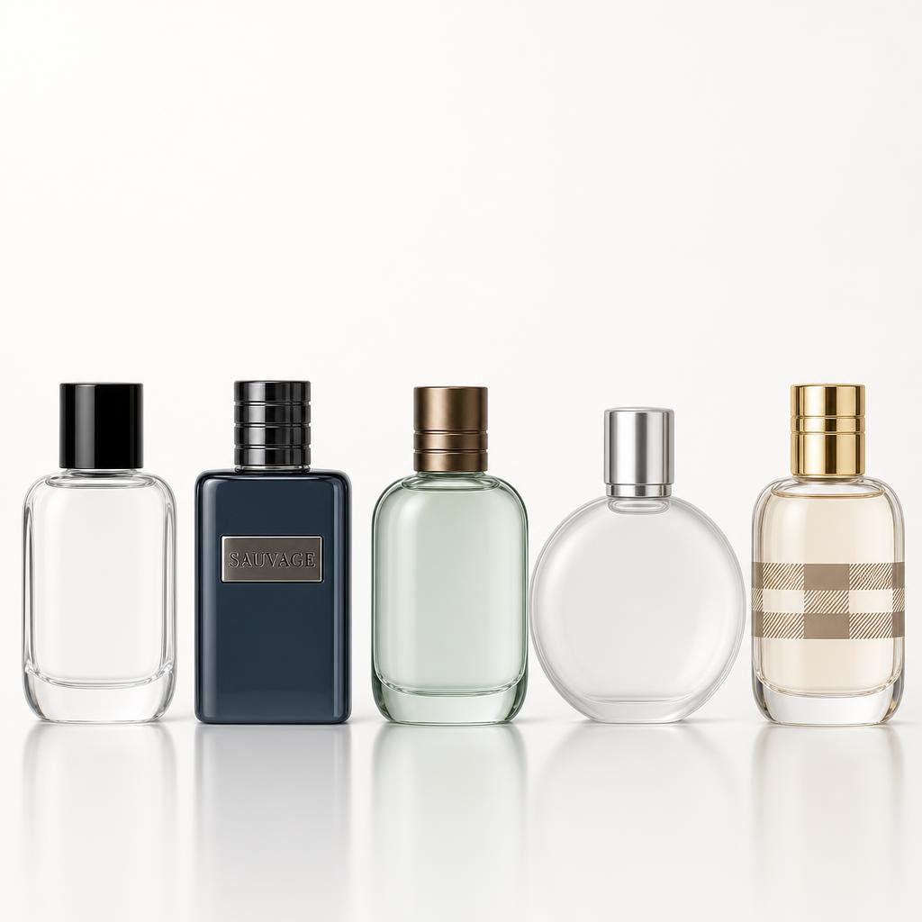 Combo x5 · Chanel Allure + Dior Sauvage + Bvlgari Aqva Pour Homme + Bv
