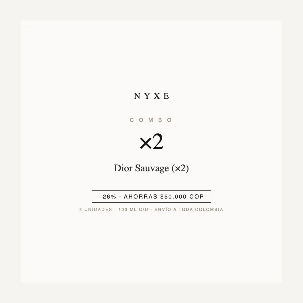 Combo x2 · Dior Sauvage (×2)
