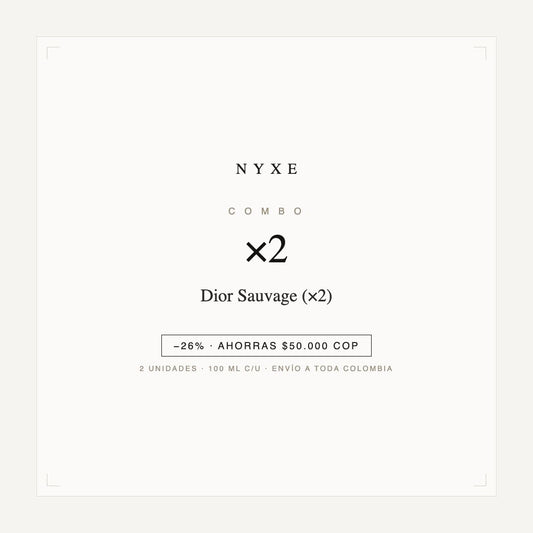 Combo x2 · Dior Sauvage (×2)