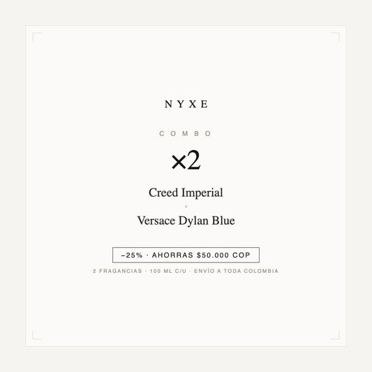 Combo x2 · Creed Imperial + Versace Dylan Blue