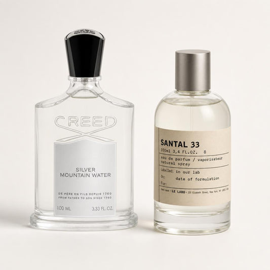 Combo x2 · Creed Silver Mountain Water (con Santal 33)