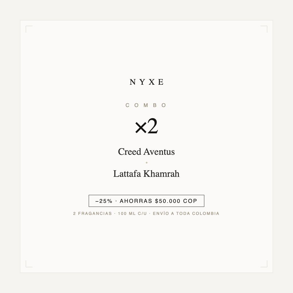 Combo x2 · Creed Aventus + Lattafa Khamrah