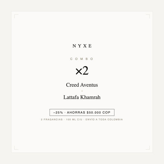 Combo x2 · Creed Aventus + Lattafa Khamrah