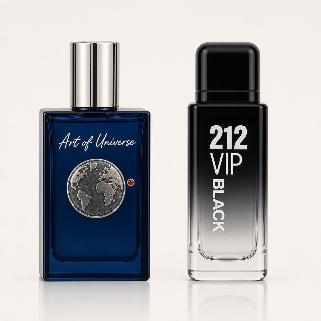 Combo x2 · Al Wataniah Art of Universs + Carolina Herrera 212 VIP Men 