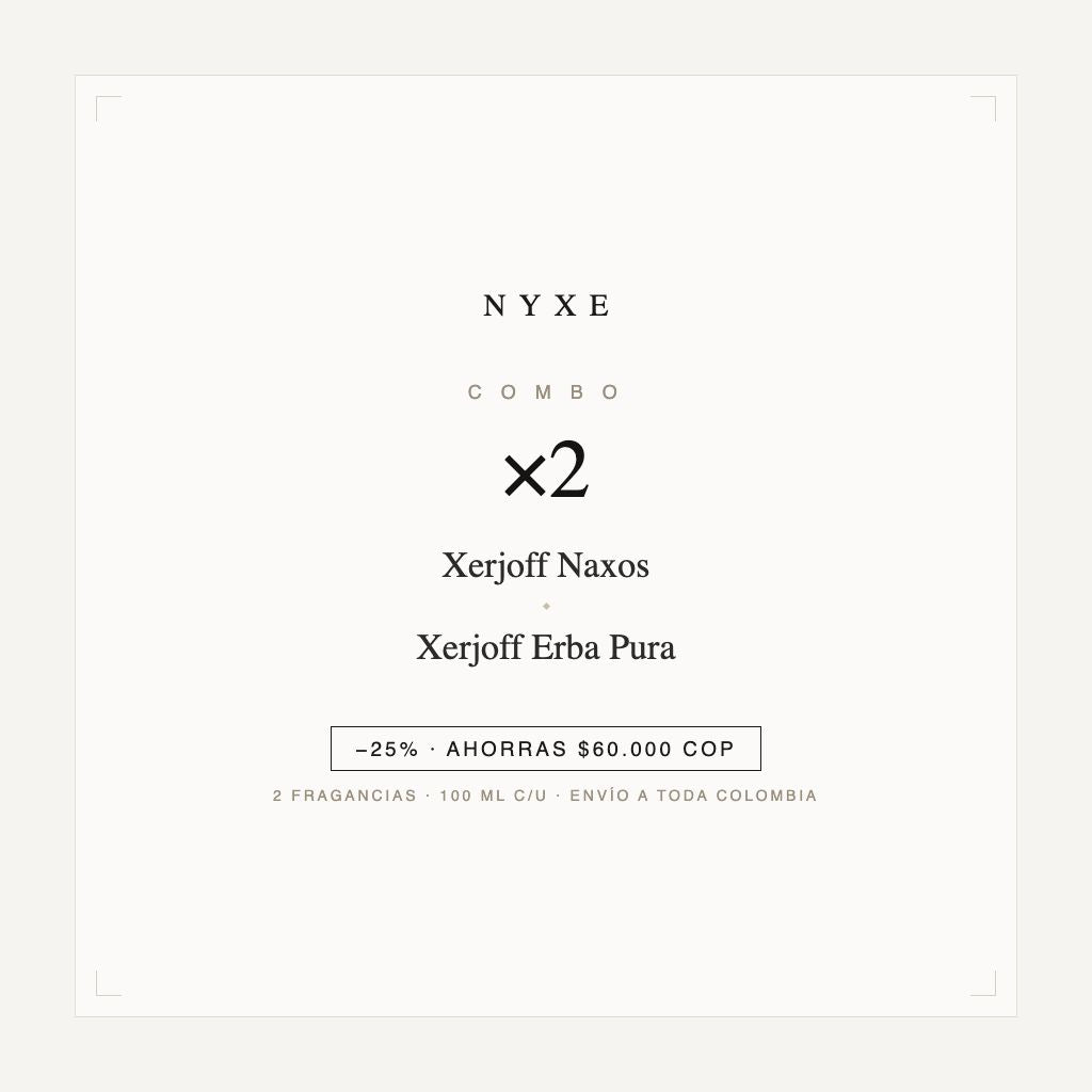 Combo x2 · Xerjoff Naxos + Xerjoff Erba Pura