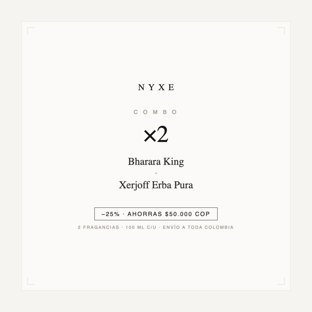 Combo x2 · Bharara King + Xerjoff Erba Pura