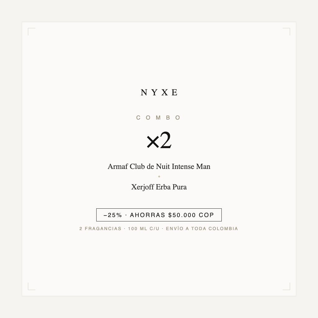 Combo x2 · Armaf Club de Nuit Intense Man + Xerjoff Erba Pura