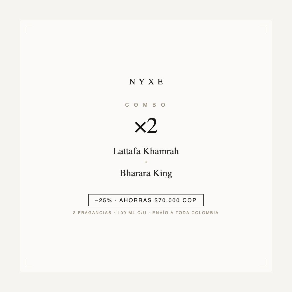 Combo x2 · Lattafa Khamrah + Bharara King