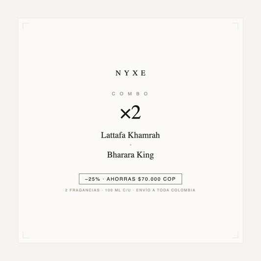 Combo x2 · Lattafa Khamrah + Bharara King