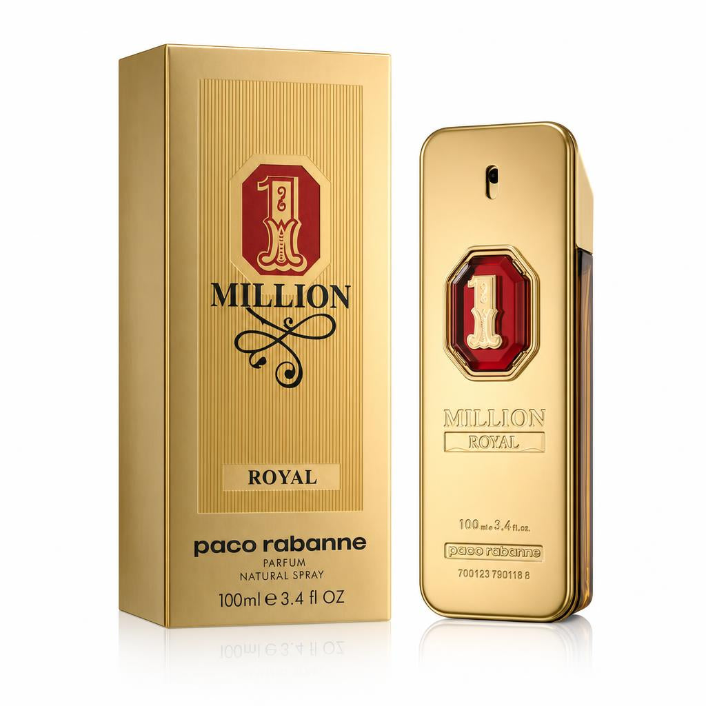Paco Rabanne 1 Million Royal — ingot-bar shaped bottle in po